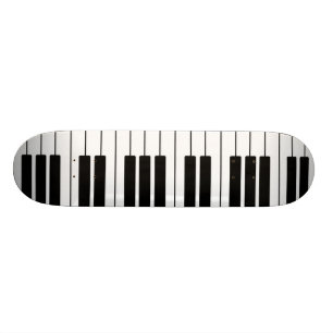 Skateboard with Keyboard Design Deck