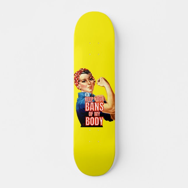 skateboard "WOMEN'S RIGHTS 101" (Front)