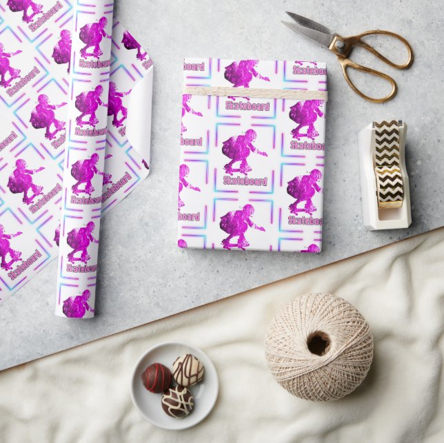 Skateboard Wrapping Paper (Crafts)
