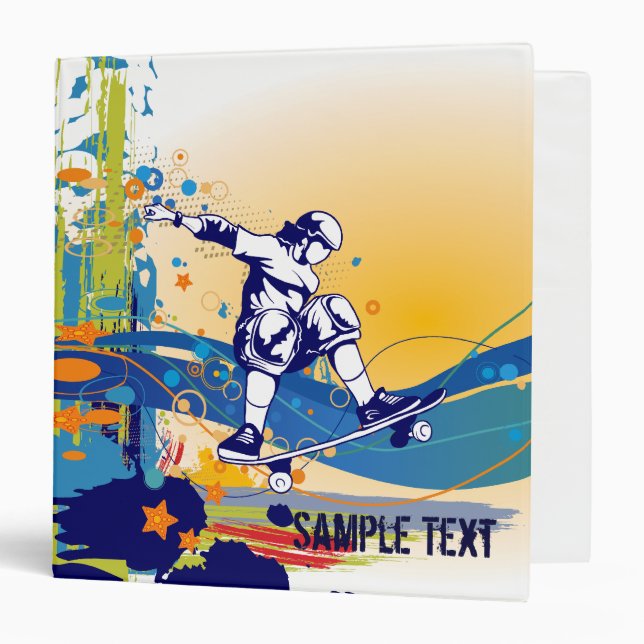 Skateboarder Binder (Front/Inside)