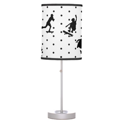 Skateboarder design lamp 