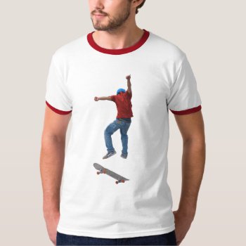 Skateboarder Get Some Air Action Street Kulcha Art T-shirt by RavenSpiritPrints at Zazzle