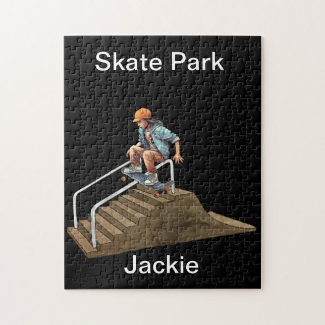 skateboarder jigsaw puzzle (Vertical)