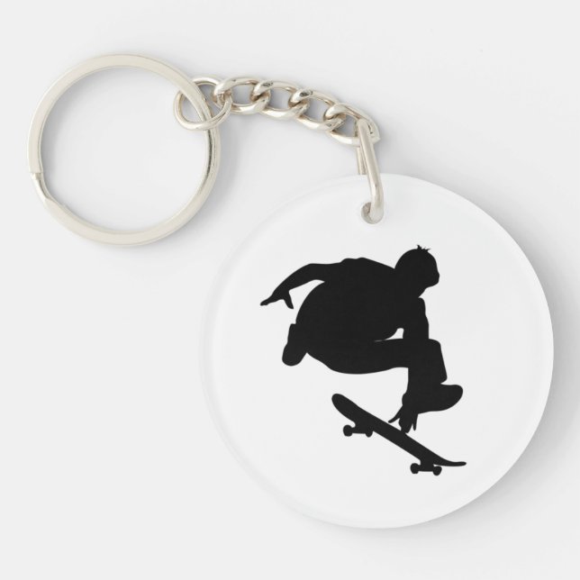 Skateboarder keychain design (Front)