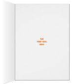 Skateboarder on his skateboard custom cards (Inside (Right))