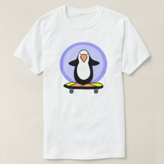 Skateboarder Penguin Skateboarding Fun Skateboard T-Shirt