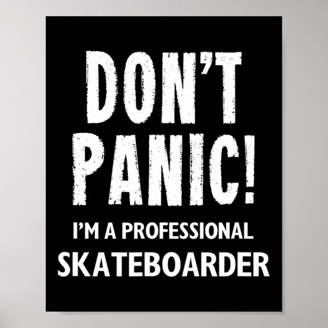 Skateboarder  poster (Front)