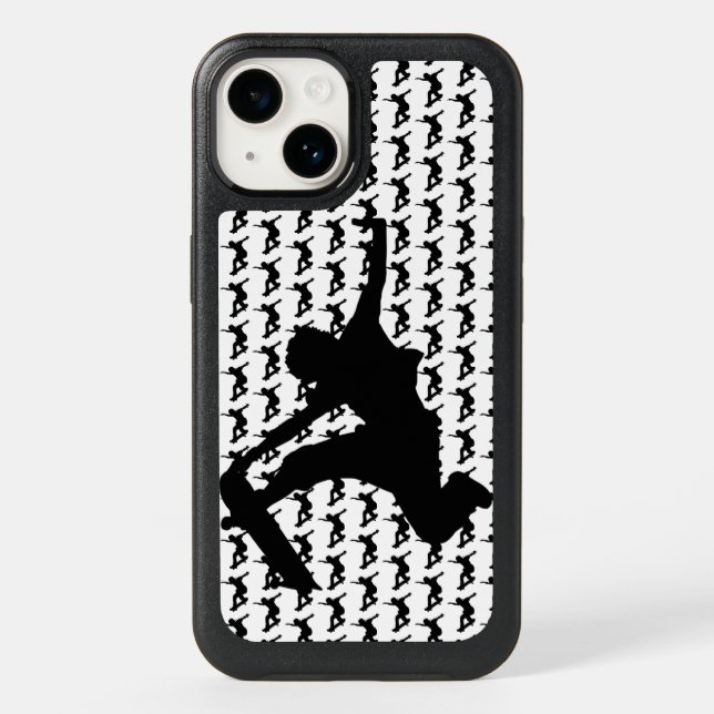Skateboarder Skateboarding Skateboard Silhouette Otterbox iPhone Case (Back)