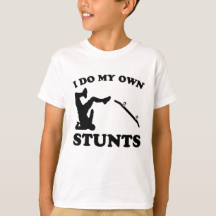 Skateboarder Stunts Fun Skateboard Gift T-Shirt
