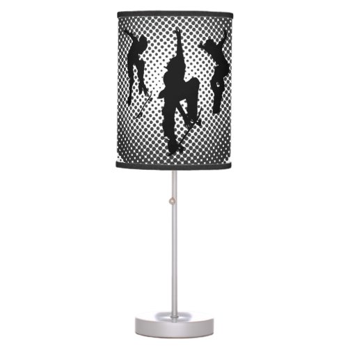 skateboarder table lamp