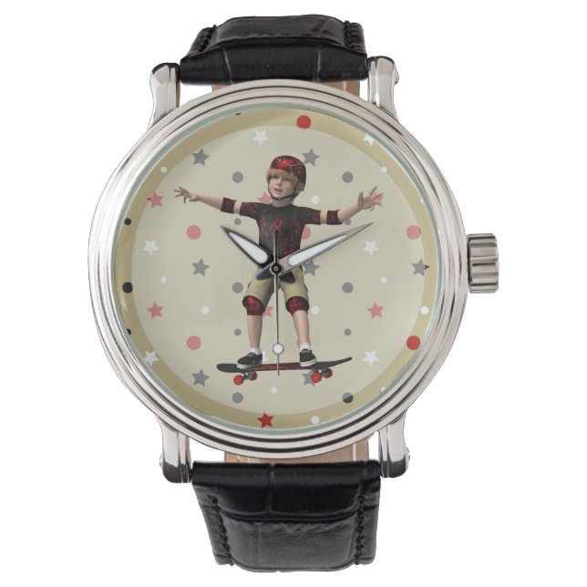 Skateboarder Watch (Front)