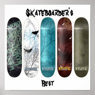 Skateboarder's Best Poster