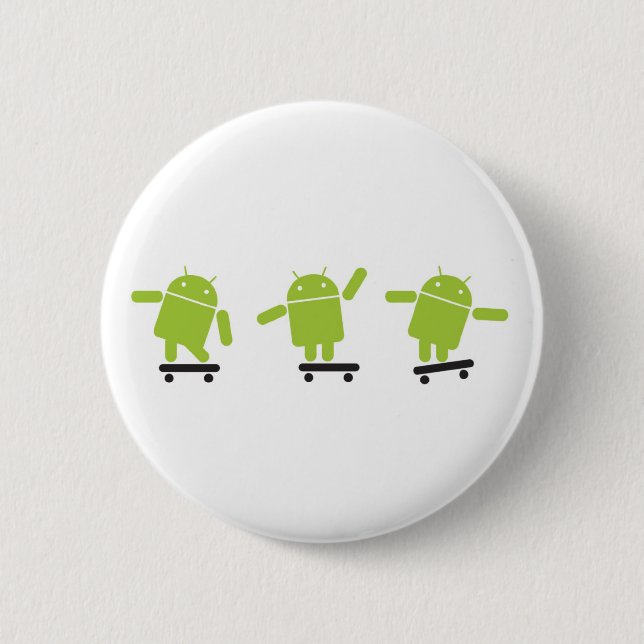 Skateboarding Android Button (Front)
