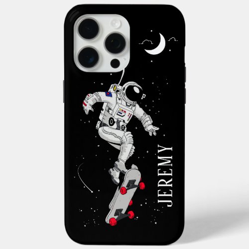 Skateboarding Astronaut  iPhone 15 Pro Max Case