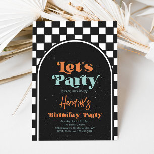 Skateboarding Birthday Invitation