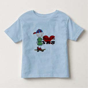 SKATEBOARDING - Boy in Baseball Cap Toddler T-shirt