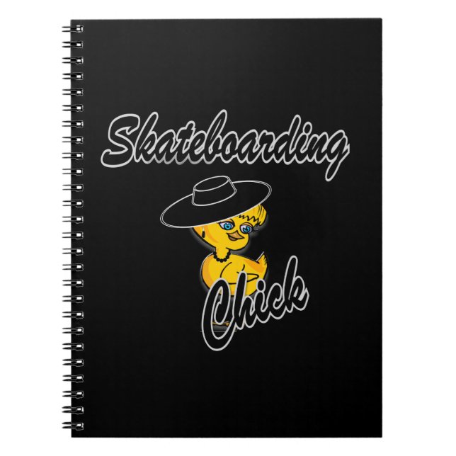 Skateboarding Chick #4 Notebook (Front)