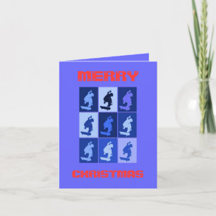 SKATEBOARDING CHRISTMAS CARDS & NOTECARDS