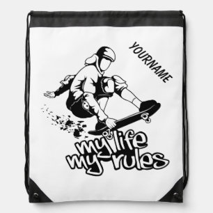 Skateboarding custom bag