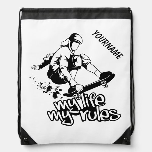 Skateboarding custom bag