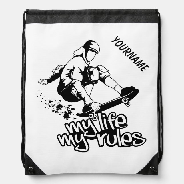 Skateboarding custom bag (Front)