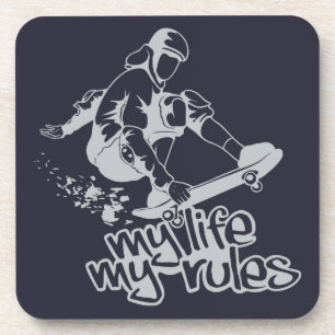 Skateboarding custom coasters