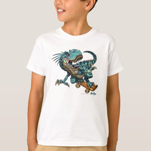 Skateboarding Dinosaur T Shirt