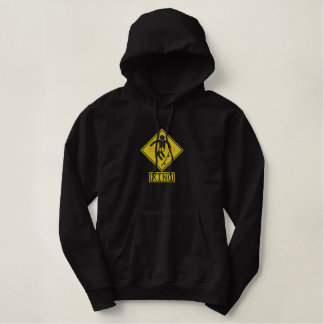 Skateboarding Embroidered Hoodie