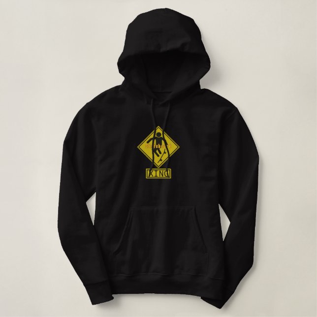 Skateboarding Embroidered Hoodie (Design Front)