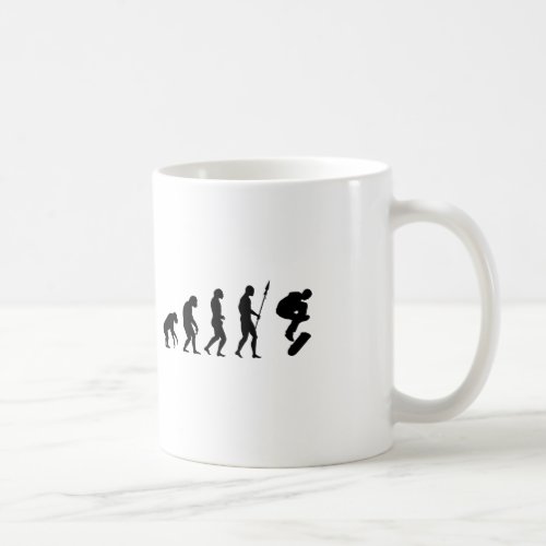 Skateboarding Evolution Coffee Mug