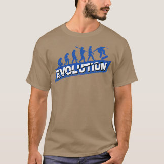 Skateboarding Evolution Skateboarder Gift T-Shirt