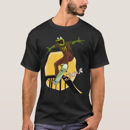 Skateboarding Frog 2 T_Shirt