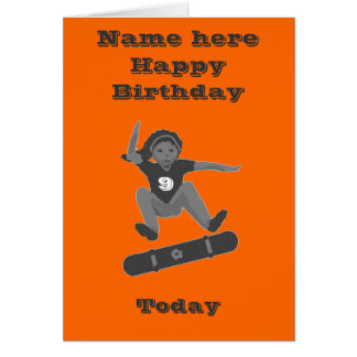 Skateboarding Birthday Cards, Skateboarding Birthday Card Templates ...
