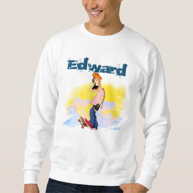 Skateboarding Guy (Light)  Sweatshirt (Front)