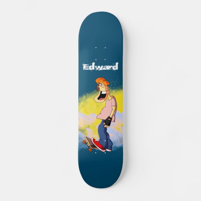 Skateboarding Guy   Skateboard (Front)
