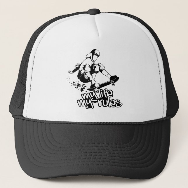 Skateboarding hat - choose color (Front)