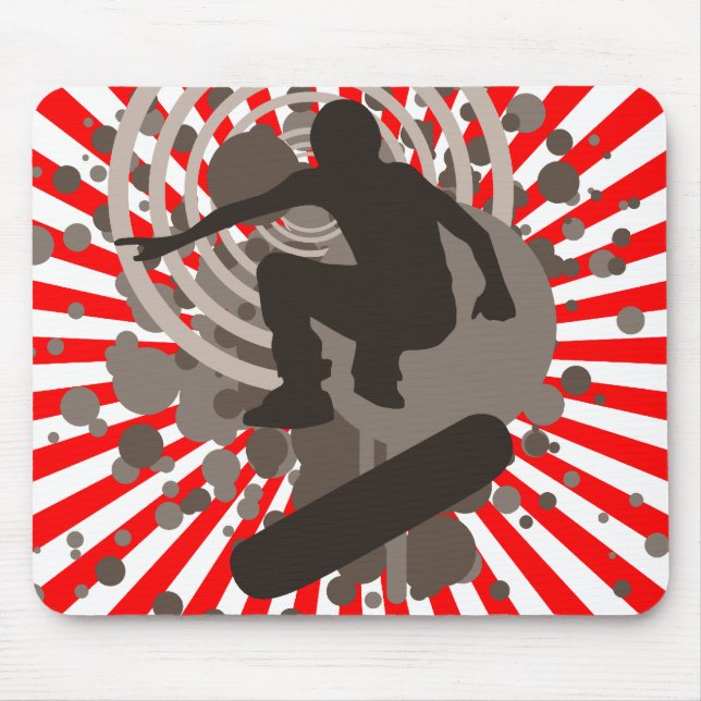skateboarding : hi-fi mouse pad (Front)