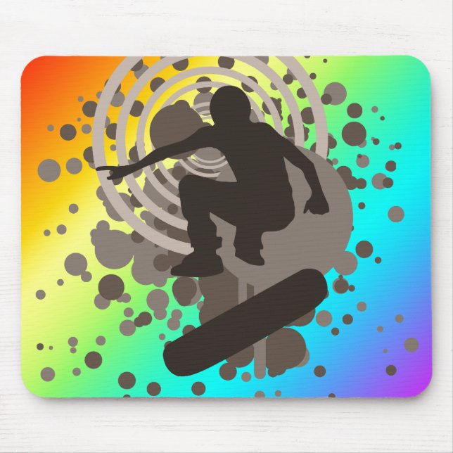skateboarding : hi-fi mouse pad (Front)