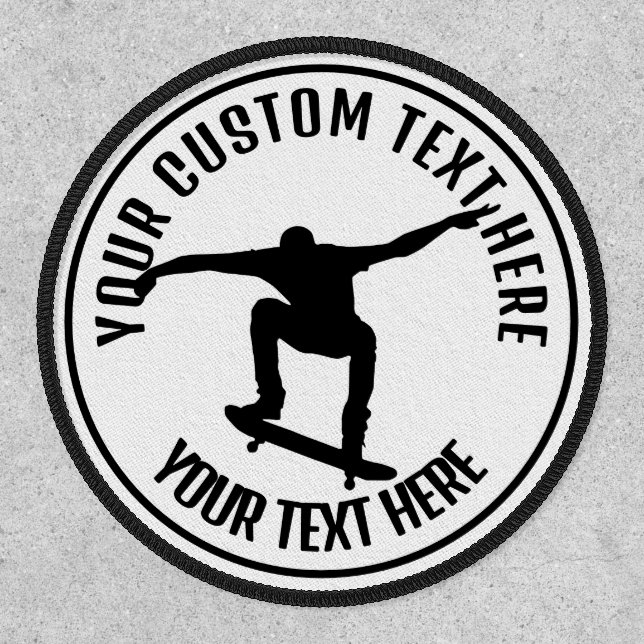 Skateboarding  Icon Custom  Patch (Front)