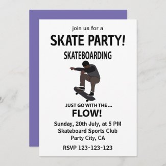 Skateboarding Just Go With The Flow Skateboarder