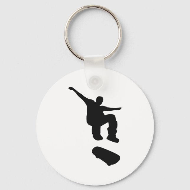 Skateboarding Keychain (Front)