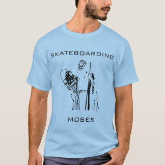 Skateboarding Moses Original Design T-Shirt