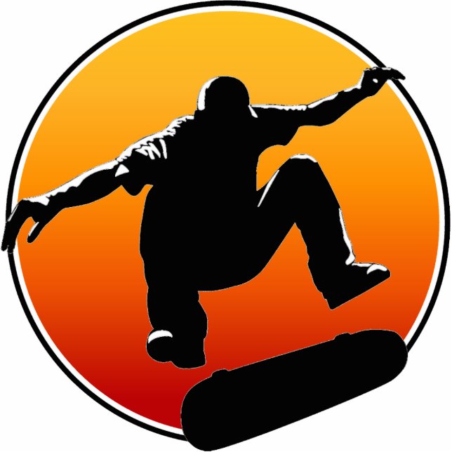 Skateboarding ornament (Front)