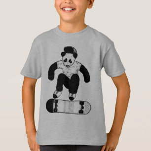Skateboarding Panda T-Shirt