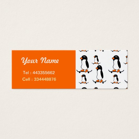 Skateboarding penguins (Front)
