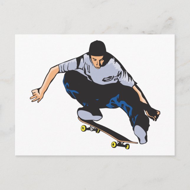 Skateboarding Postcard (Front)