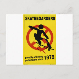 Skateboarding Postcard