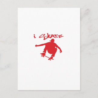 Skateboarding Postcard