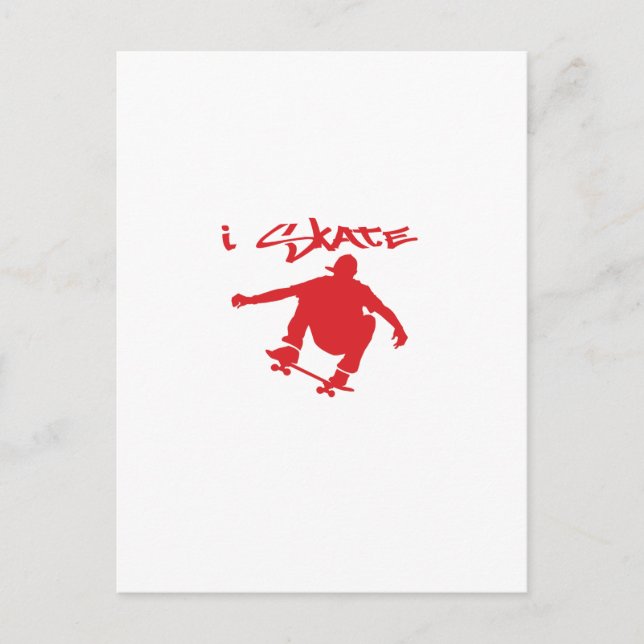Skateboarding Postcard (Front)
