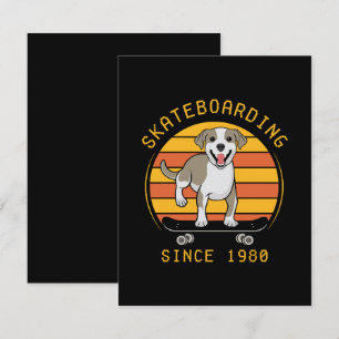 Skateboarding Since 1980 RSVP Card